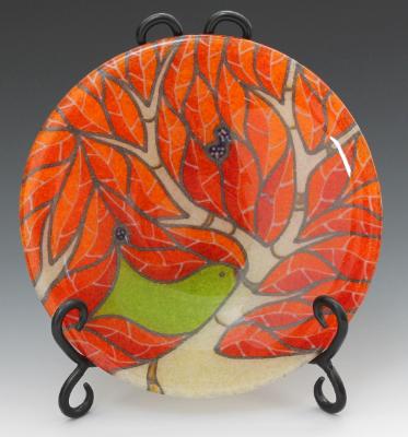 Orange Bird Plate #46